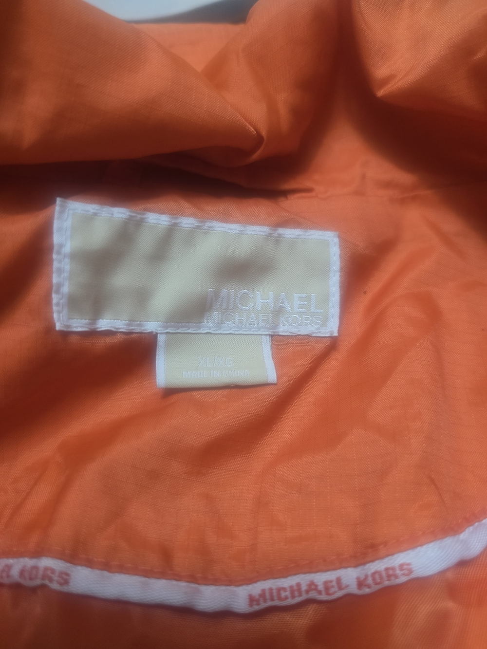 Michael Kors Orange Lightweight Anorak Jacket - Picture 7 of 7